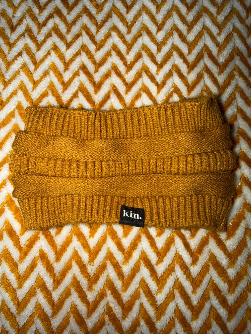 KIN Mustard Knit Headband